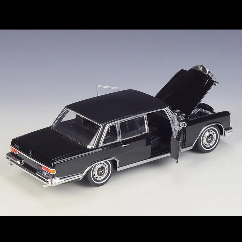 Mercedes-Benz 600 Car Model 1:24 Die Cast 1963 Doors Openable Toys Gift - Image 3