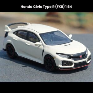 Honda Civic Type R FK8 1:64 die-cast car model with shock absorber collectible toy gift