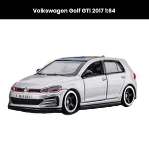 Volkswagen Golf GTI 1:64 die-cast car model (2017) with openable doors and shock absorber collectible toy gift