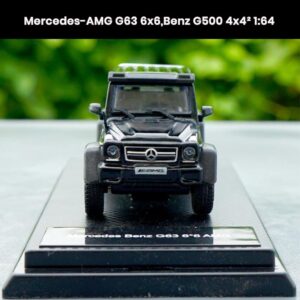 Mercedes AMG G63 6x6 and Benz G500 4x4² 1:64 die-cast off-road car model toys collectible gift