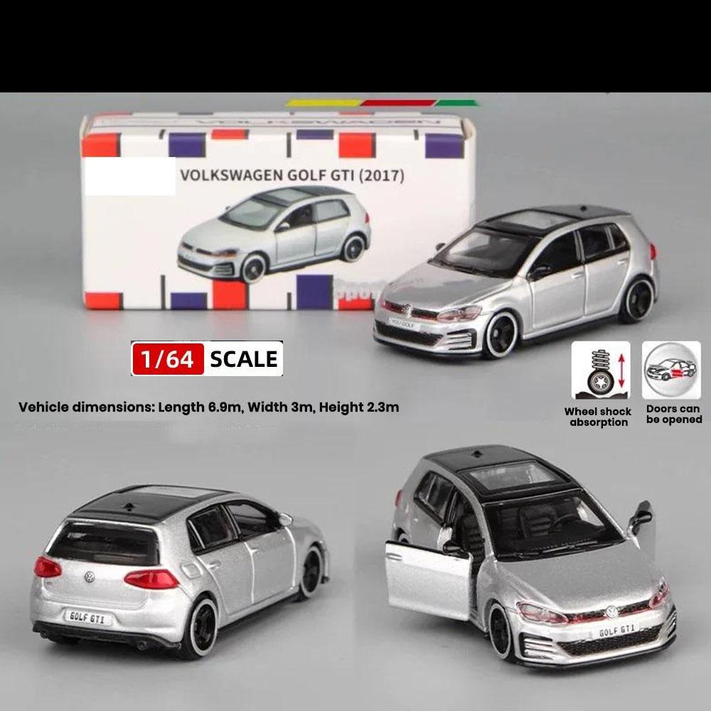 Volkswagen Golf GTI Car Model 1:64 Die Cast 2017 Doors Openable Shock Toys Gift - Image 2
