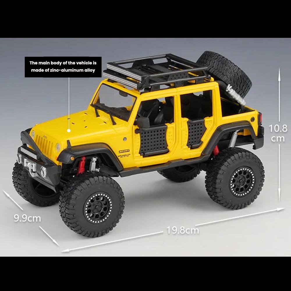 Jeep Wrangler Unlimited Model 1:24 Die Cast 2015 Toys Collectible Gift - Image 2