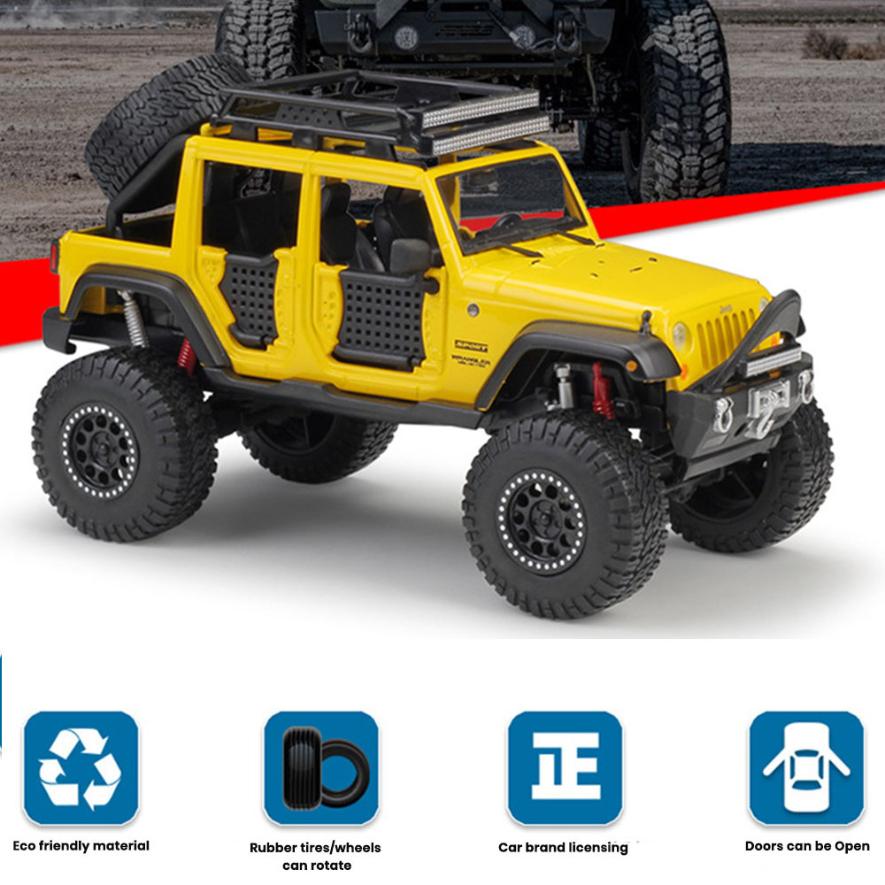 Jeep Wrangler Unlimited Model 1:24 Die Cast 2015 Toys Collectible Gift - Image 5