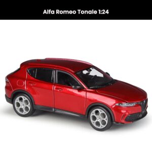 Alfa Romeo Tonale 1:24 die-cast car model with openable doors and hood collectible toy gift