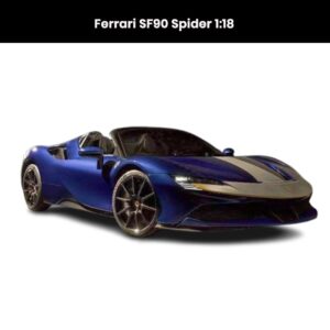 Ferrari SF90 Spider 1:18 die-cast car model with openable doors and hood collectible toy gift