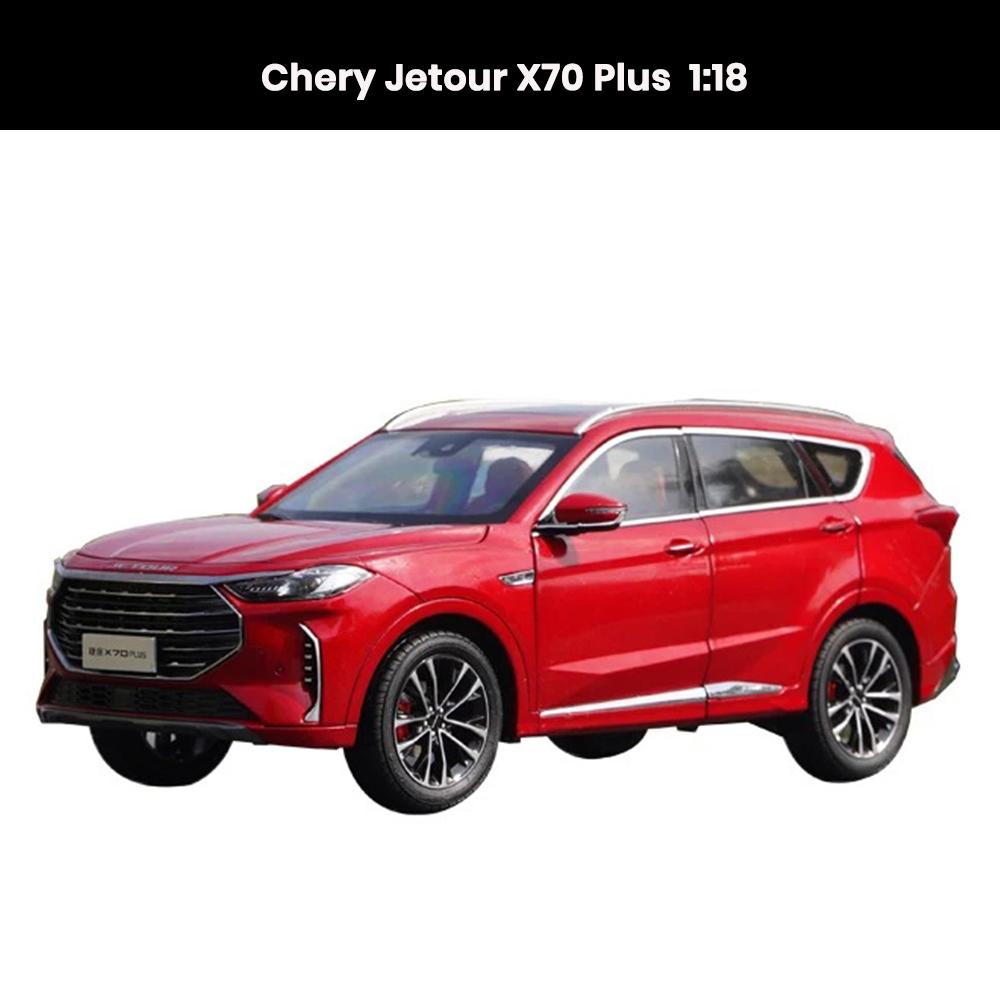 Chery Jetour X70 Plus 1:18 die-cast car model with openable doors and hood collectible toy gift