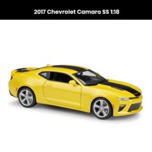 Chevrolet Camaro SS 1:18 die-cast car model (2017) with openable doors, hood, and trunk collectible toy gift