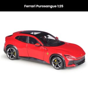 Ferrari Purosangue 1:25 die-cast model with openable doors and trunk collectible toy gift