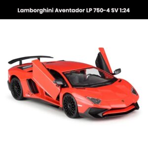 Lamborghini Aventador LP 750-4 SV 1:24 die-cast model with openable doors collectible toy