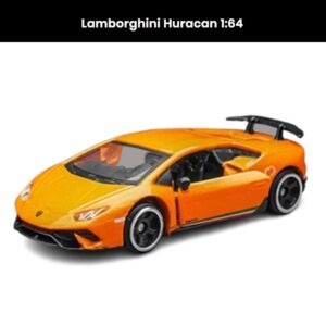 Lamborghini Huracan 1:64 die-cast model with opening doors, collectible toy gift