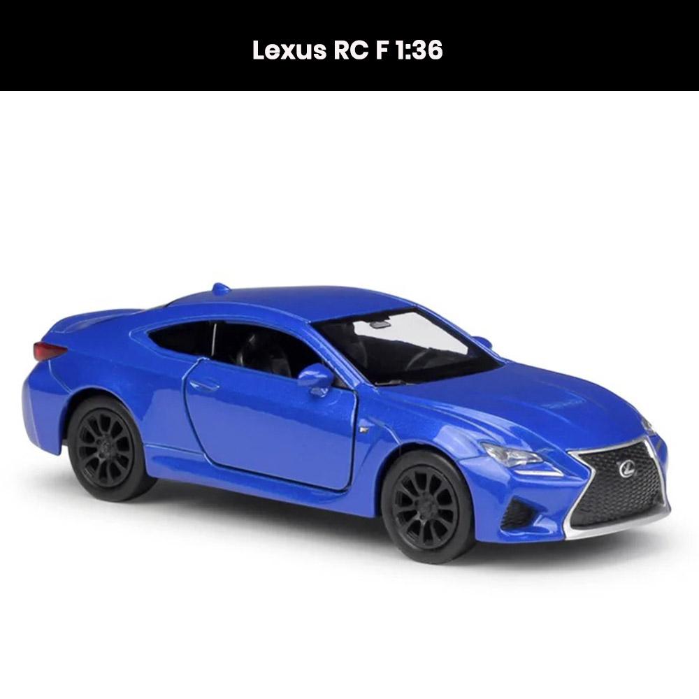 Lexus RC F 1:36 die-cast model with opening doors, collectible toy gift