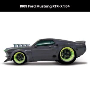 1969 Ford Mustang RTR-X 1:64 die-cast model collectible toy gift