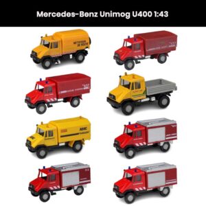 Mercedes-Benz Unimog U400 1:43 die-cast truck model collectible toy gift