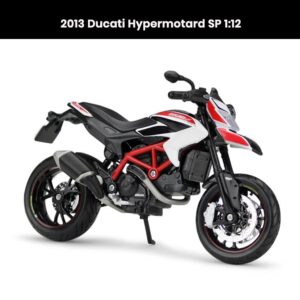 Ducati Hypermotard SP 1:12 die-cast motorcycle model (2013) with shock absorber collectible toy gift