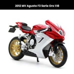 MV Agusta F3 Serie Oro 1:18 die-cast motorcycle model (2012) with shock absorber collectible toy gift