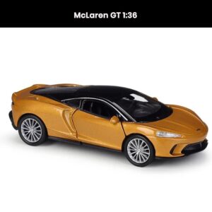 McLaren GT 1:36 die-cast car model with openable doors collectible toy gift