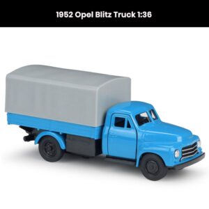 Opel Blitz 1:36 die-cast truck model (1952) with openable doors collectible toy gift