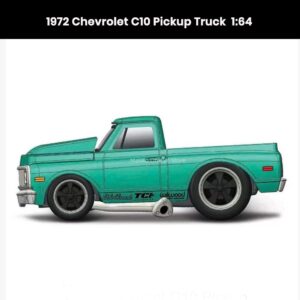 Chevrolet C10 Pickup Truck 1:64 die-cast model (1972) collectible toy gift