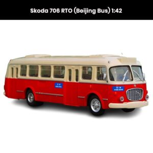 Skoda 706 RTO Beijing Bus 1:42 plastic model collectible toy gift