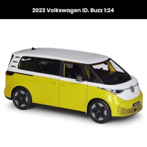 Volkswagen ID Buzz Van 1:24 die-cast model (2023) with openable doors collectible toy gift