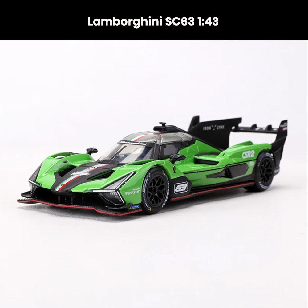 Lamborghini SC63 1:43 die-cast racing car model collectible toy gift