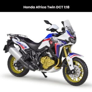 Honda Africa Twin DCT 1:18 die-cast motorcycle model with shock absorber collectible toy gift