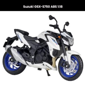 Suzuki GSX-S750 ABS 1:18 die-cast motorcycle model with shock absorber collectible toy gift