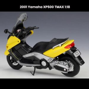 Yamaha XP500 TMAX 1:18 die-cast motorcycle model (2001) with shock absorber collectible toy gift