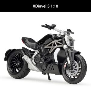 XDiavel S 1:18 die-cast motorcycle model (2016) with shock absorber collectible toy gift