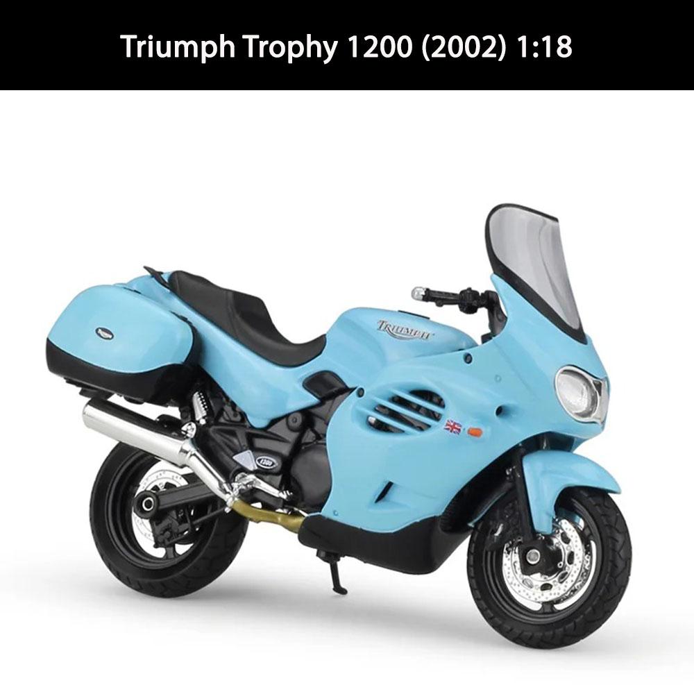 Triumph Trophy 1200 Motorcycle Model 1:18 Die Cast 2002 Shock Absorber Toys