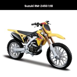 Suzuki RM-Z450 Motorcycle Model 1:18 Die Cast Shock Absorber Toys Gift