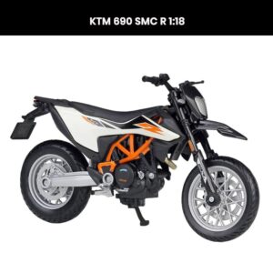 KTM 690 SMC R 1:18 die-cast motorcycle model with shock absorber collectible toy gift