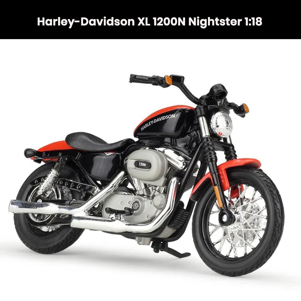Harley-Davidson XL 1200N Nightster 1:18 die-cast motorcycle model collectible toy gift