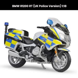 BMW R1200 RT (UK Police Version) Motorcycle Model 1:18 Die Cast Shock Toys Gift
