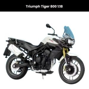 Triumph Tiger 800 1:18 die-cast motorcycle model with shock absorber collectible toy gift