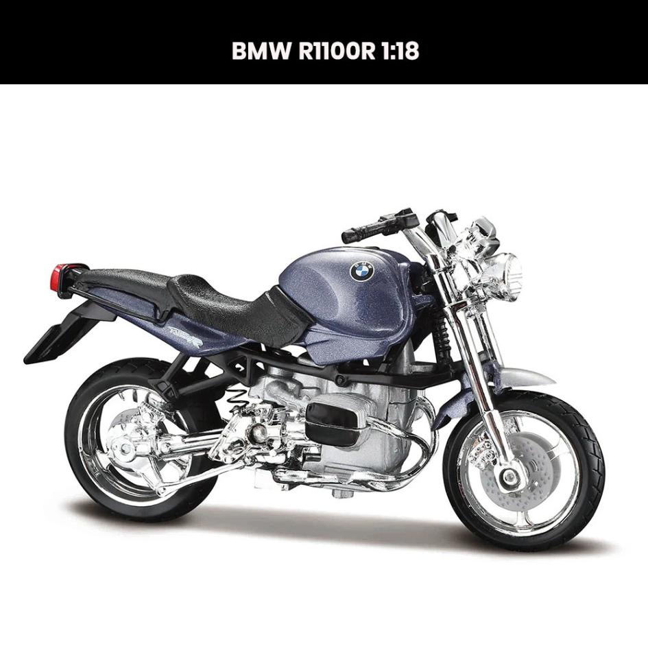 BMW R1100R 1:18 die-cast motorcycle model with steering and shock absorber collectible toy gift