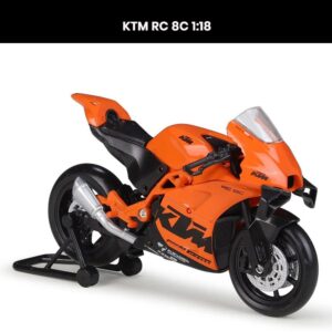 KTM RC 8C 1:18 die-cast motorcycle model with shock absorber collectible toy gift