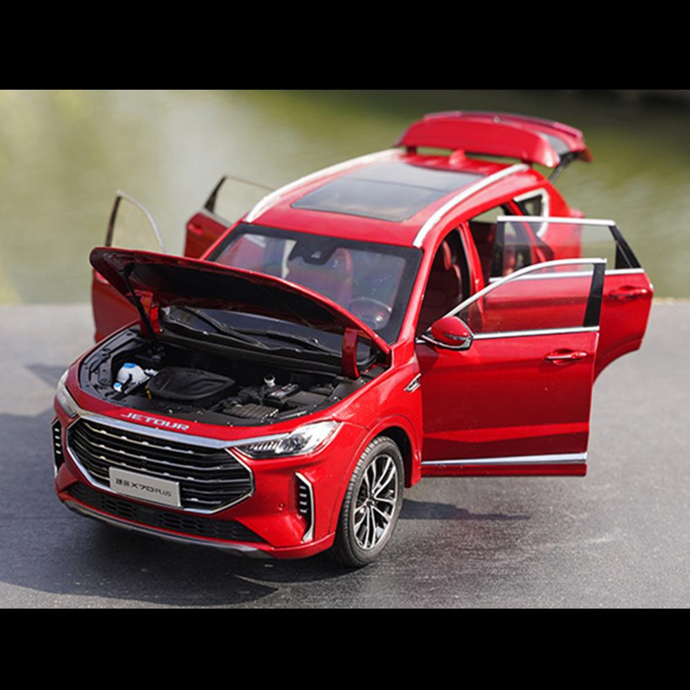Chery Jetour X70 Plus Car Model 1:18 Die Cast Door Hood Openable Toys Gift - Image 2