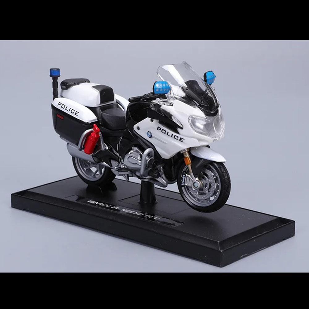 BMW R 1200 RT (Authorities Variant) Motorcycle Model 1:18 Die Cast Shock Toys - Image 2