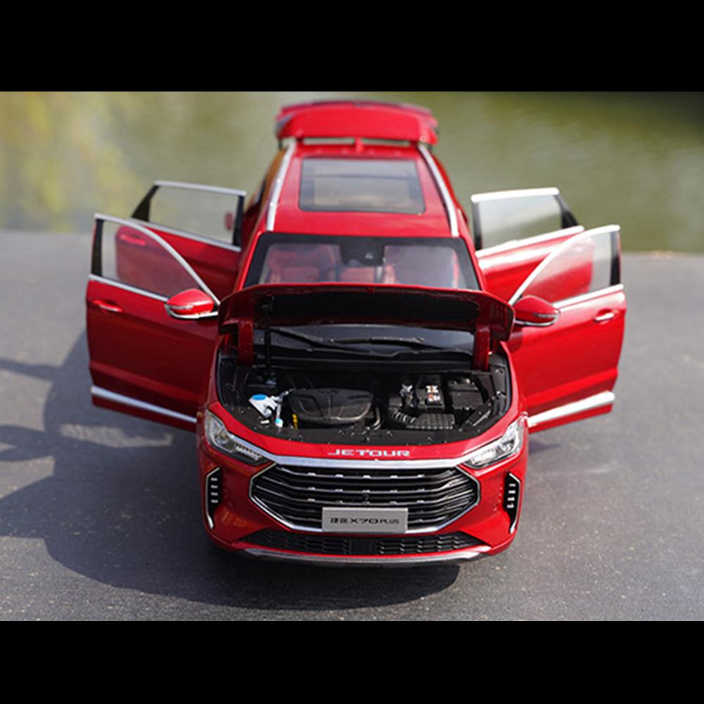 Chery Jetour X70 Plus Car Model 1:18 Die Cast Door Hood Openable Toys Gift - Image 3