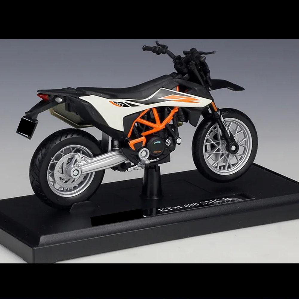 KTM 690 SMC R Motorcycle Model 1:18 Die Cast Shock Absorber Toys Gift - Image 3