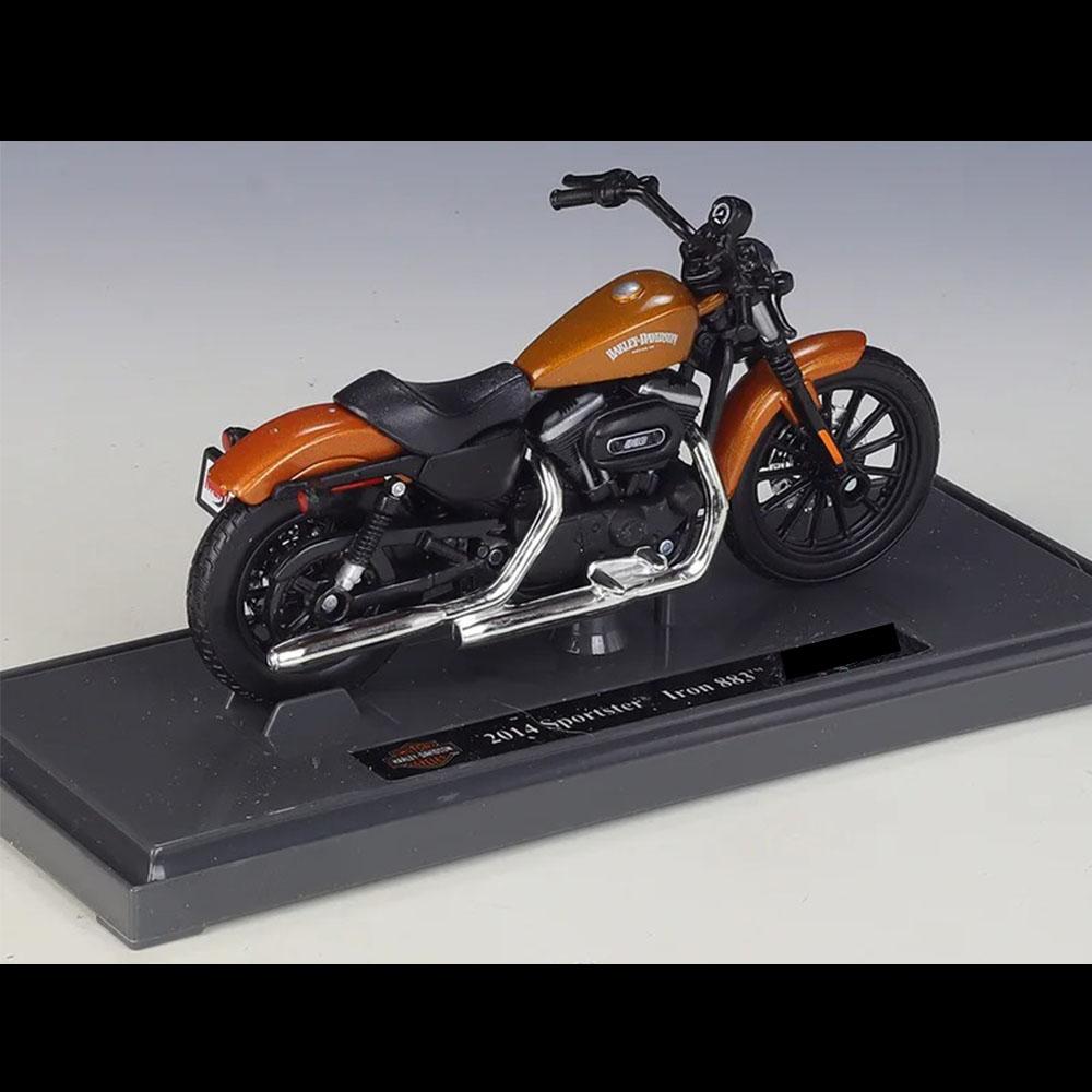 Harley-Davidson Sportster Iron 883 Motorcycle Model 1:18 Die Cast 2014 Toys - Image 3