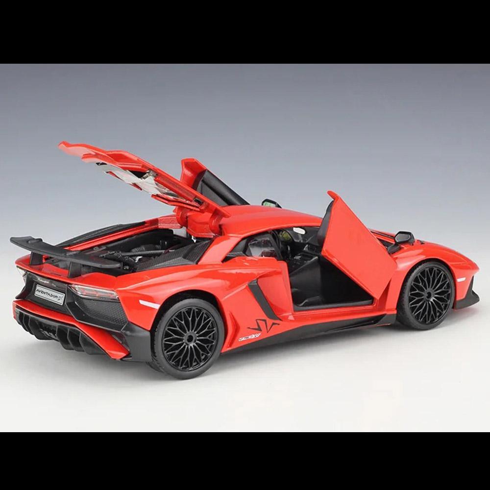 Lamborghini Aventador LP 750-4 SV Car Model 1:24 Die Cast Doors Openable Toys - Image 4