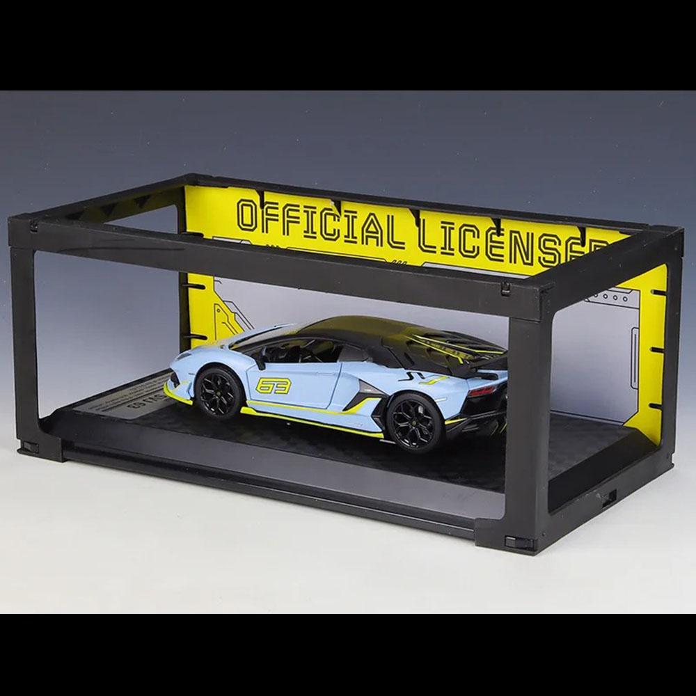 Lamborghini Aventador SVJ 63 Car Model 1:24 Die Cast Doors Light Sound Toys Gift - Image 4