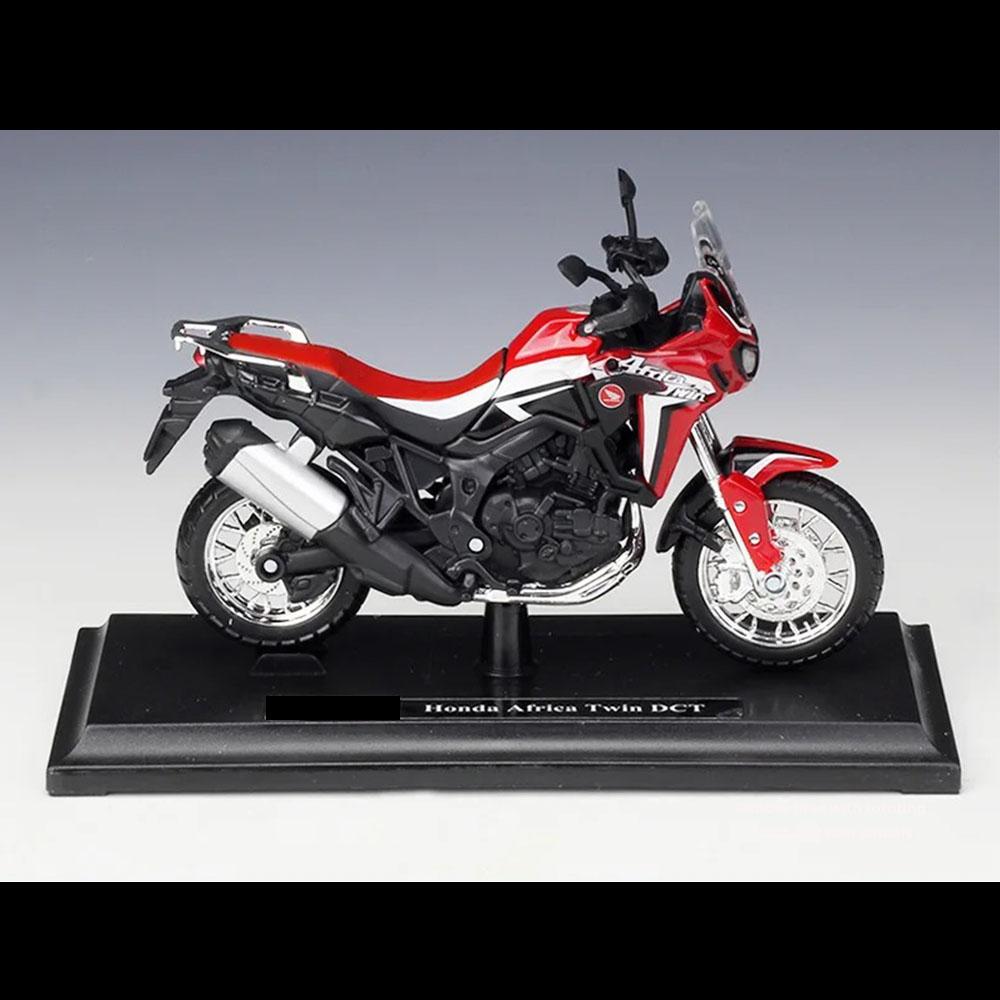 Honda CRF1000L Africa Twin DCT Motorcycle Model 1:18 Die Cast Shock Absorber Toy - Image 3