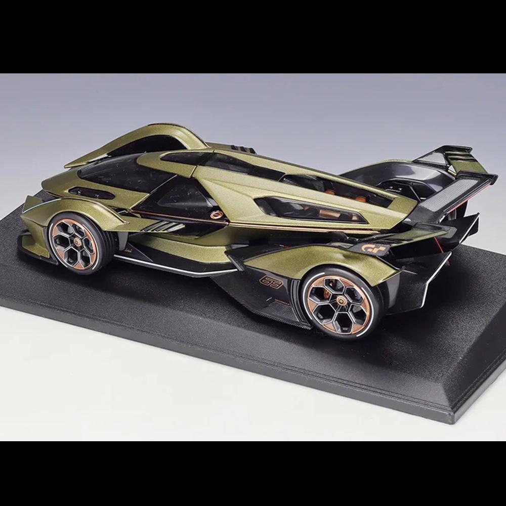 Lamborghini V12 Vision Gran Turismo Car Model 1:18 Die Cast Hood Openable Toys - Image 3