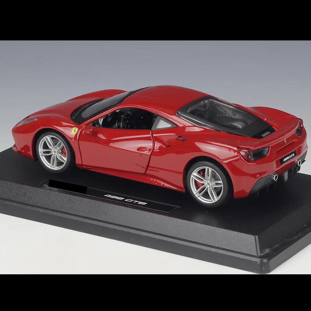 Ferrari 488 GTB Car Model 1:24 Die Cast Door Hood Openable Toys Collectible Gift - Image 3