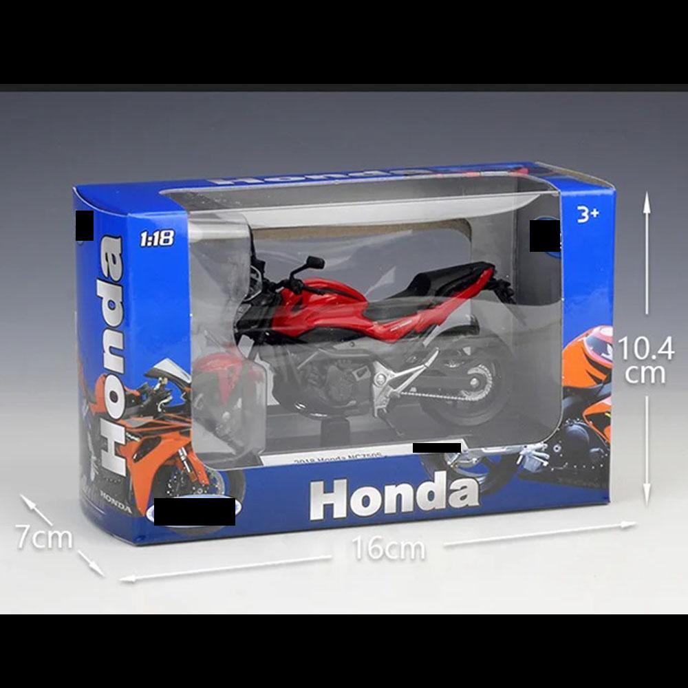 Honda NC750S Motorcycle Model 1:18 Die Cast 2018 Shock Absorber Toys Gift - Image 4