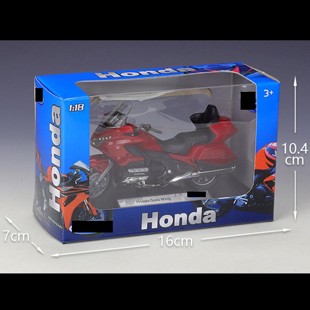 Honda Gold Wing Motorcycle Model 1:18 Die Cast 2020 Shock Absorber Toys Gift - Image 4