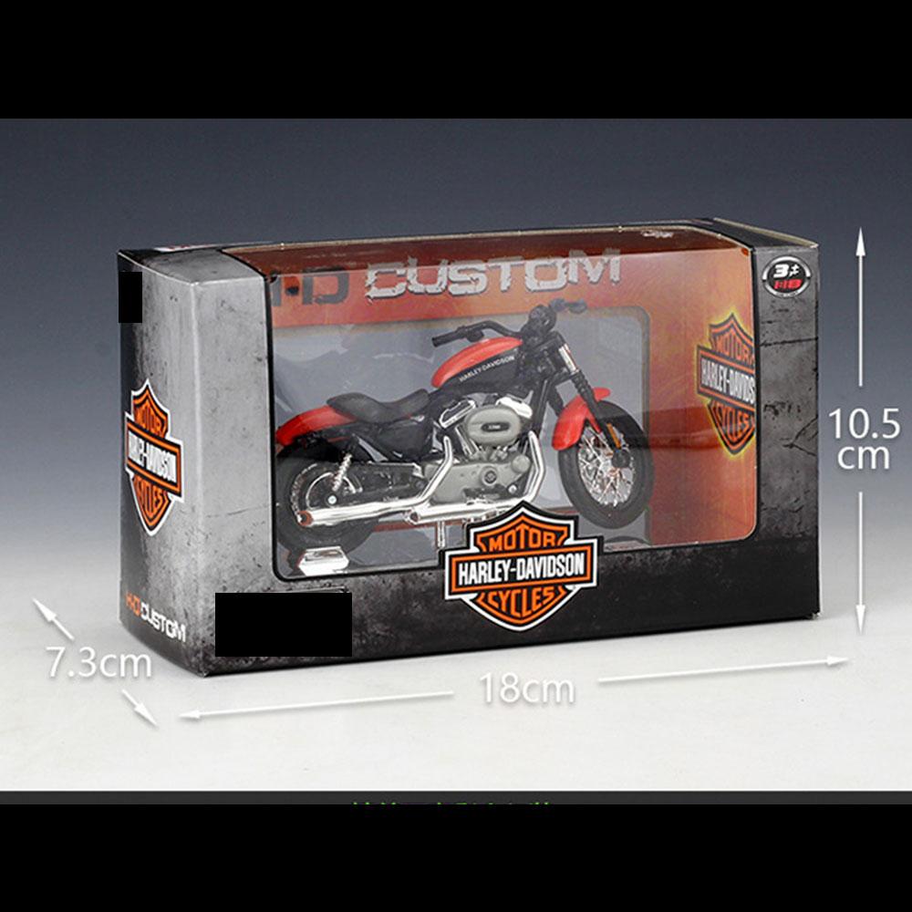 Harley-Davidson XL 1200N Nightster Motorcycle Model 1:18 Die Cast Toys Gift - Image 4